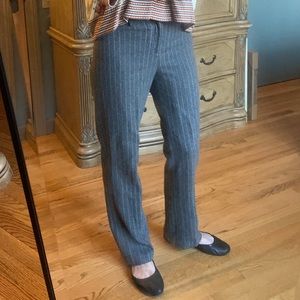 2/$10 GAP Gray Classic Fit Pinstripe Trouser 2